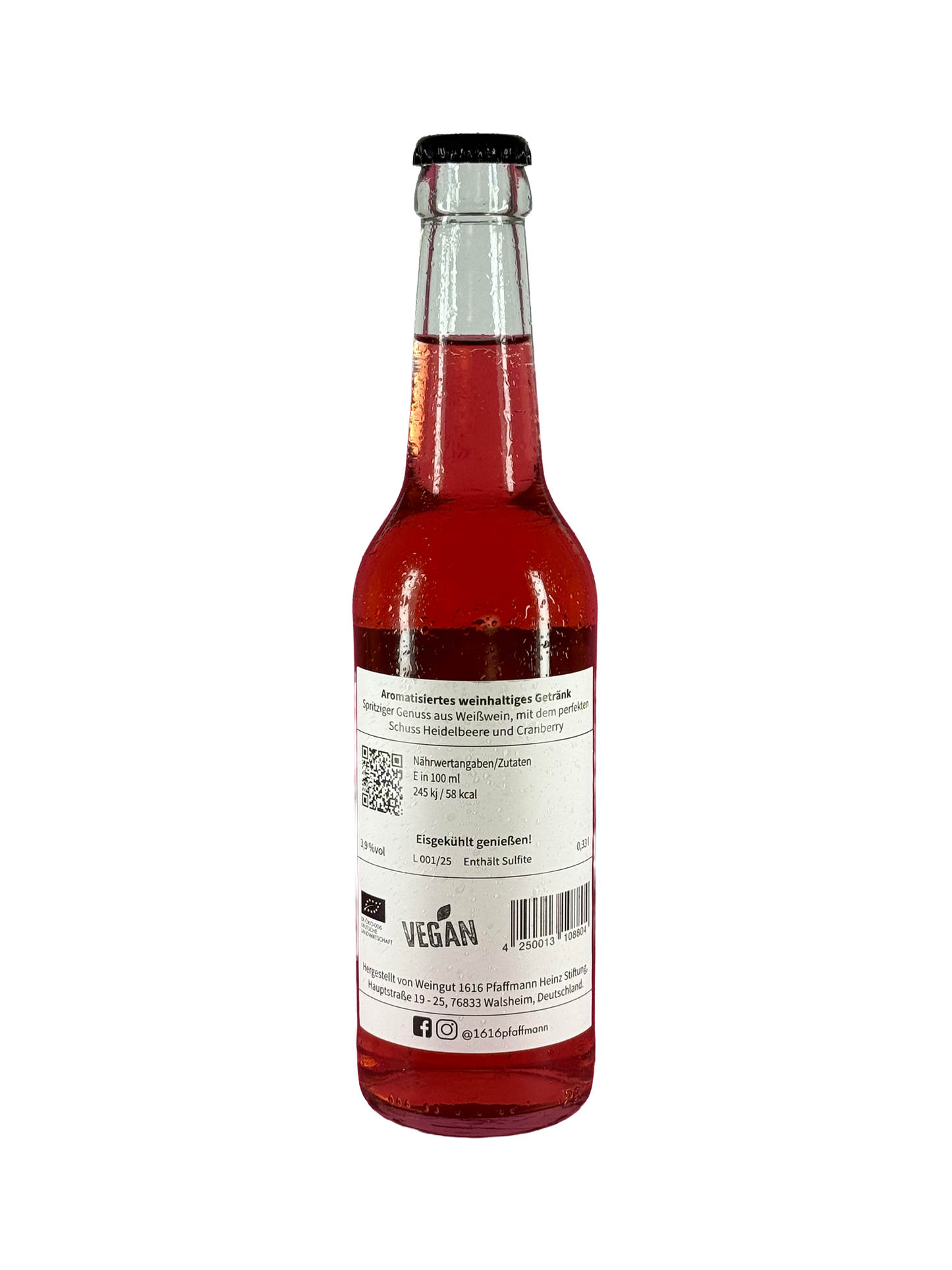 Berry KISSED - aromatisiertes weinhaltiges Getränk