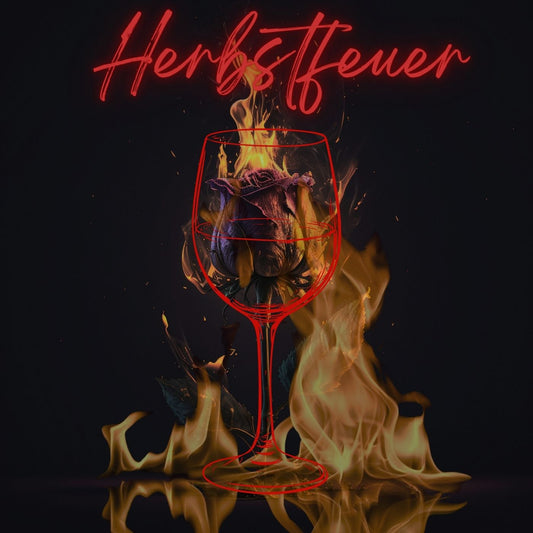 Herbstfeuer - rote Leidenschaft und goldene Tropfen